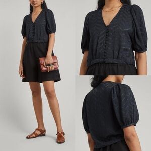 Sessùn Borromeo Button Short-Sleeve Top